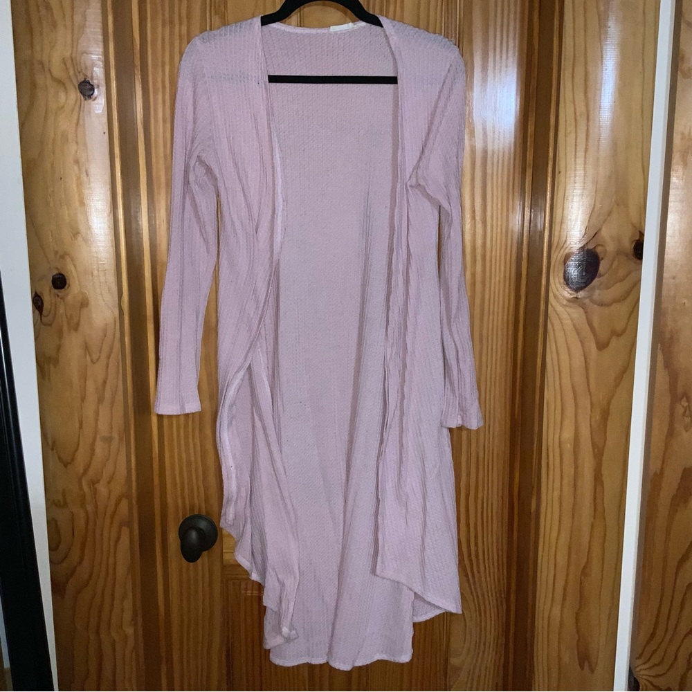 Pink duster cardigan LIKE NEW!